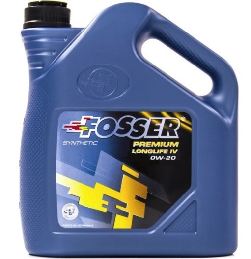 Fosser 10664L Engine oil FOSSER Premium Longlife IV 0W-20, 4L 10664L