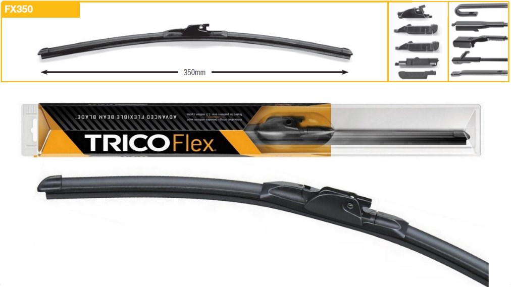 Trico FX350 Wiper Blade Frameless Trico Flex 350 mm (14") FX350