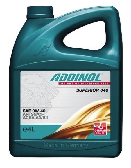 Addinol 4014766251015 Engine oil Addinol Superior 040 0W-40, 4L 4014766251015