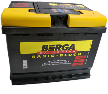 Berga 555064042A802 Battery Berga 12V 55AH 420A(EN) R+ 555064042A802