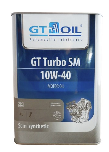 Gt oil 880 905940 702 8 Engine oil Gt oil GT Turbo SM 10W-40, 4L 8809059407028