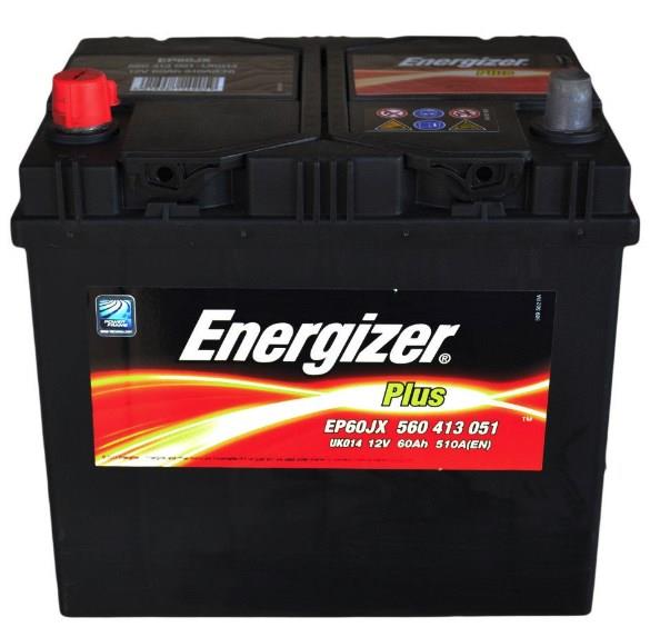 Energizer 560 413 051 Battery Energizer Plus 12V 60AH 510A(EN) L+ 560413051