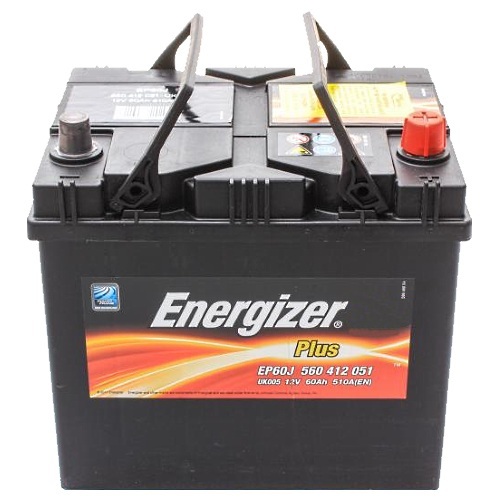 Energizer 560412051 Battery Energizer Plus 12V 60AH 510A(EN) R+ 560412051