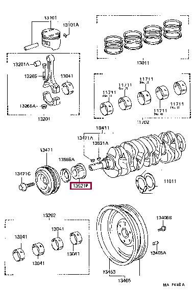 Buy Toyota 13521-74040 at a low price in United Arab Emirates!