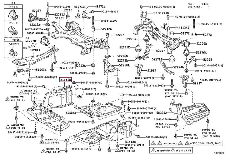 Toyota 51408-05030 Engine cover 5140805030