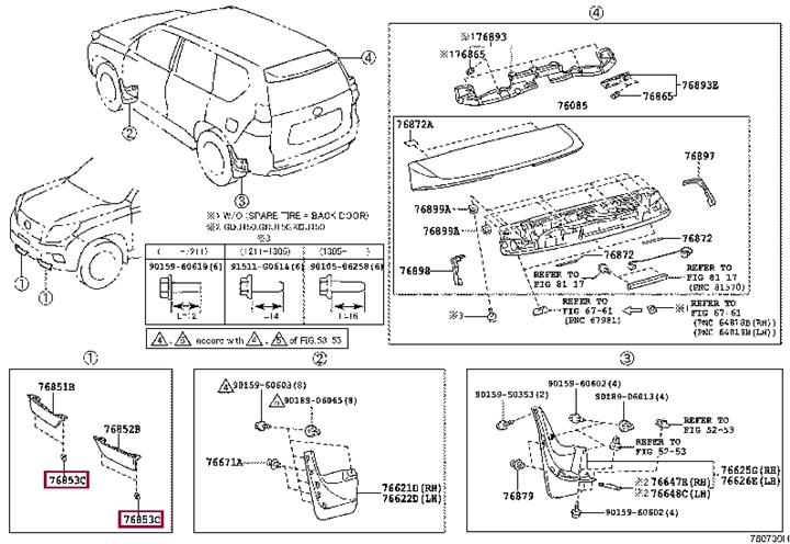 5252660030 Toyota Bracket bumper