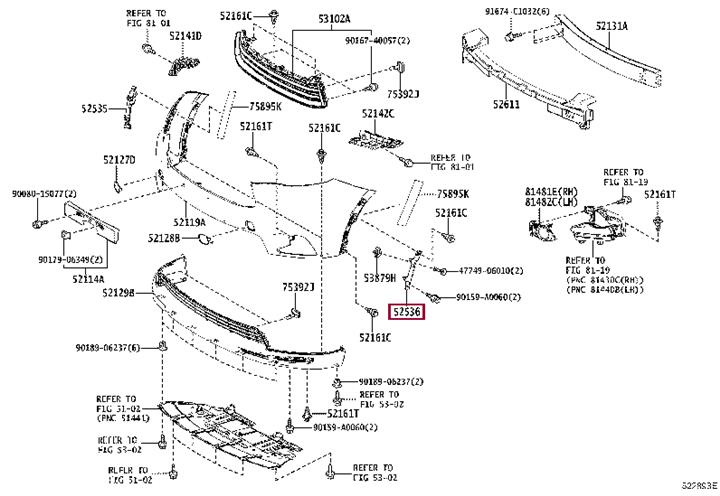Buy Toyota 52536-0E030 at a low price in United Arab Emirates!