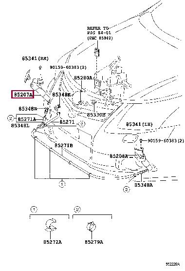 8520705041 Toyota Injector fuel