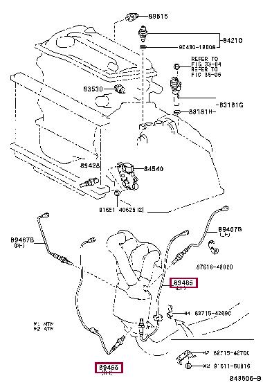 Toyota 89465-42100 Lambda sensor 8946542100