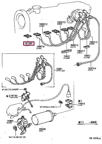 9091901119 Toyota Spark plug