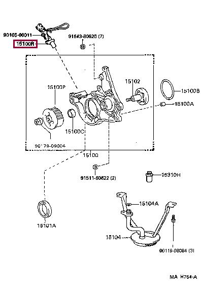 Toyota 90919-05018 Impulse sensor 9091905018 9091905018 Toyota Impulse sensor