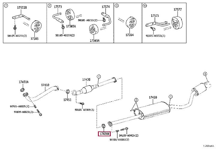Toyota 17451-36010 Gasket, exhaust pipe 1745136010 1745136010 Toyota Gasket, exhaust pipe
