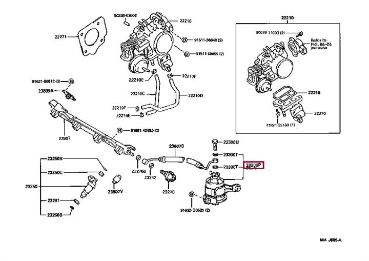 2330079535 Toyota Fuel filter