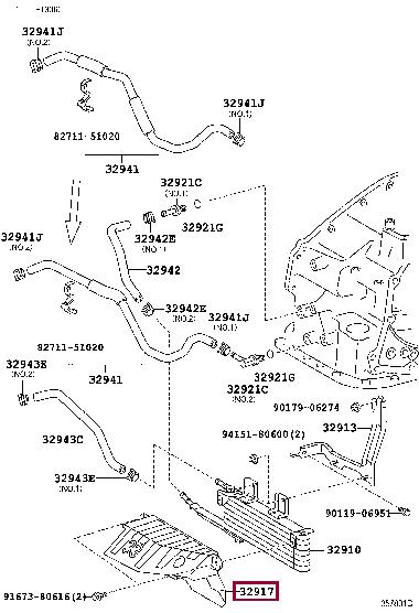 3291748030 Toyota Air duct