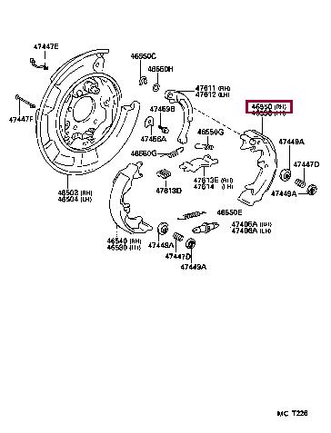 Buy Toyota 46550-33020 at a low price in United Arab Emirates!