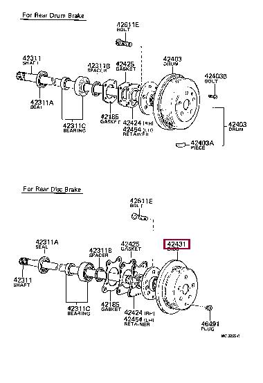 4749122020 Toyota Plug