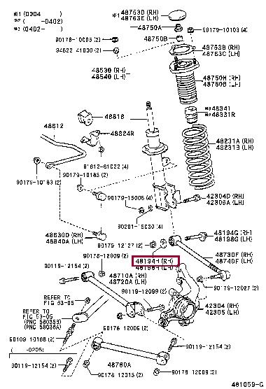 4819832040 Toyota Shim-valve