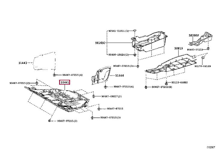 5141042080 Toyota Engine protection