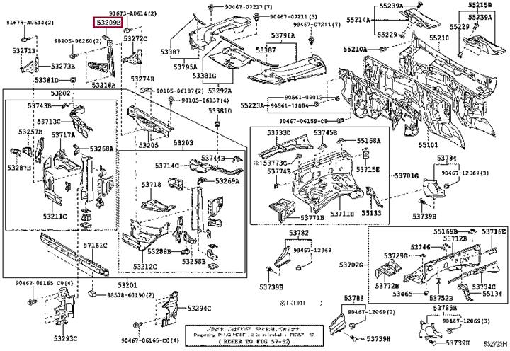 5320960120 Toyota Auto part