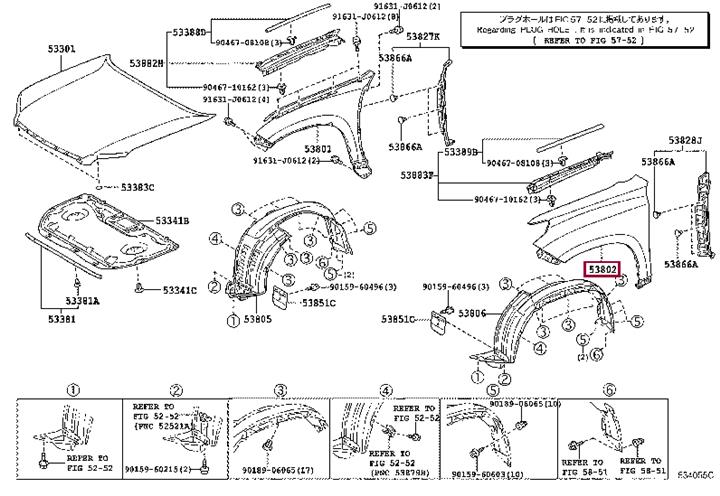 5381260C30 Toyota Wing
