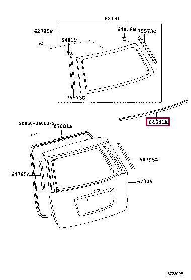 5611747010 Toyota Weatherstrip