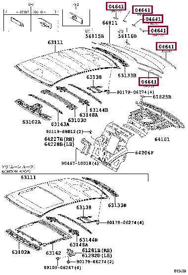 5611850060 Toyota Weatherstrip