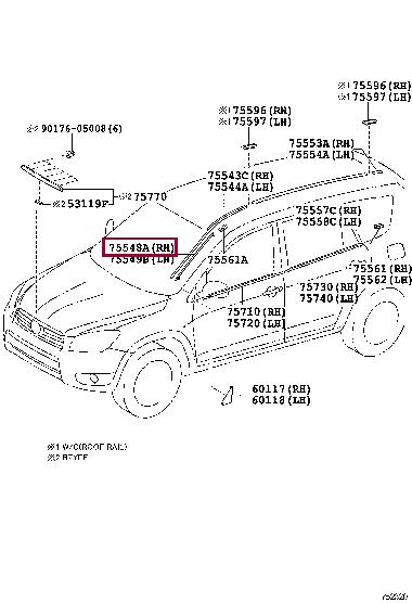 7554842040 Toyota Auto part