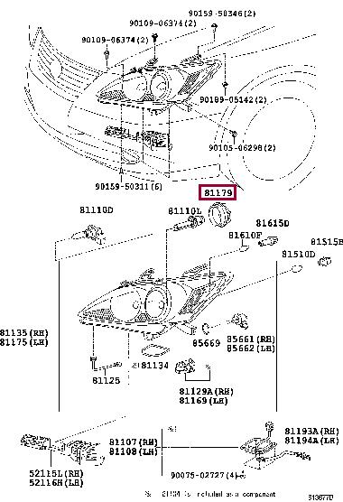 8117922820 Toyota Auto part