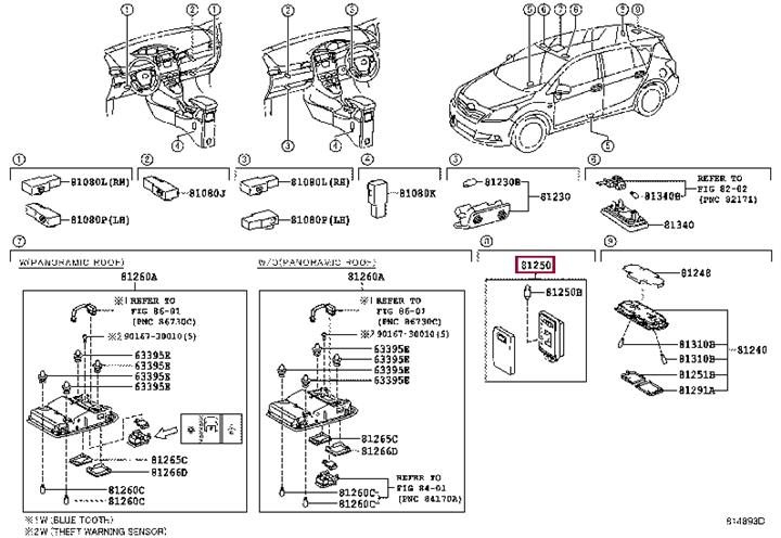 8125048010 Toyota Auto part