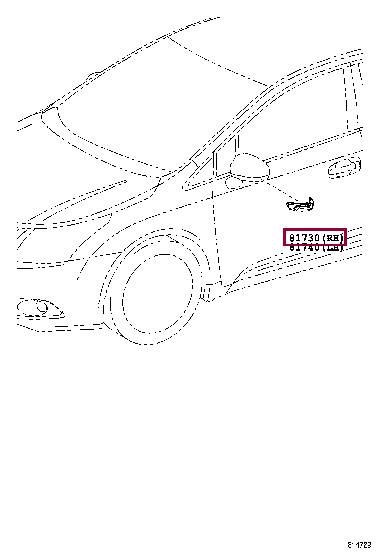 8173005070 Toyota Running repeater