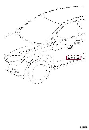 8174048020 Toyota Running repeater