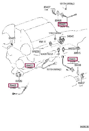 Toyota 89465-34120 Lambda sensor 8946534120