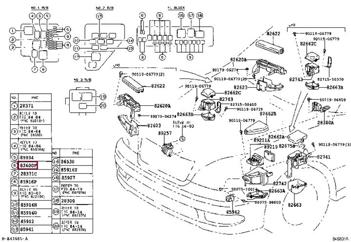 9098209015 Toyota Fuse