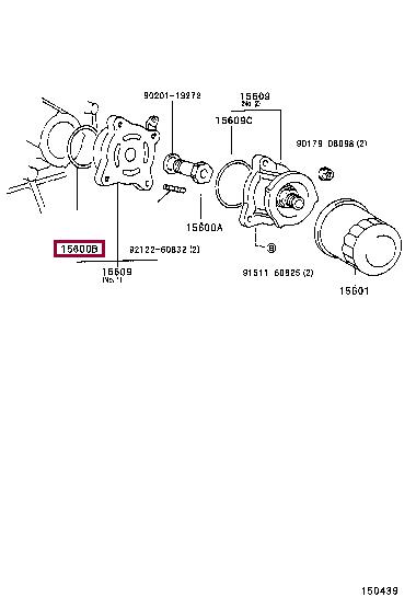 Toyota 15188-11011 Ring sealing 1518811011