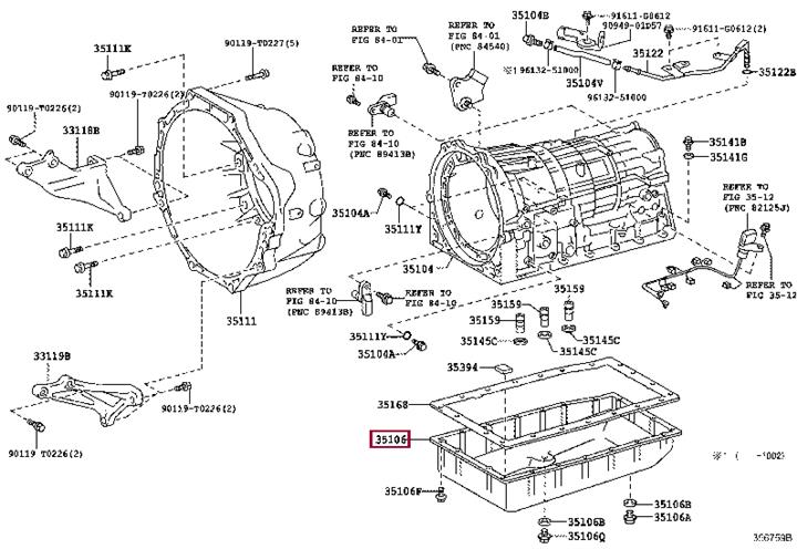 3510660180 Toyota Oil Pan