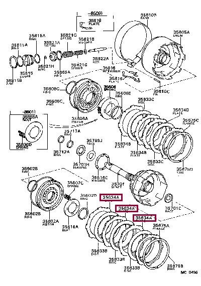 3563432010 Toyota Disk