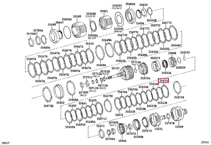 3563560030 Toyota Flange Plate, parking supports