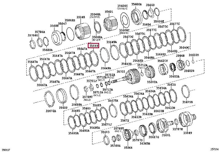 3564960090 Toyota Flange Plate, parking supports