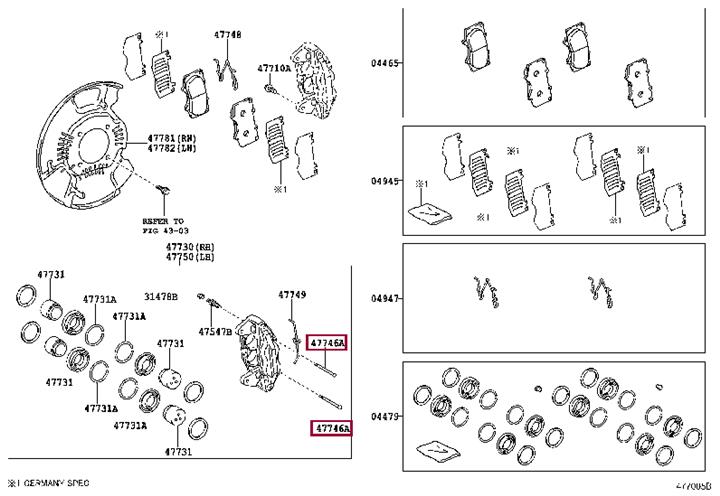 Buy Toyota 47735-60300 at a low price in United Arab Emirates!