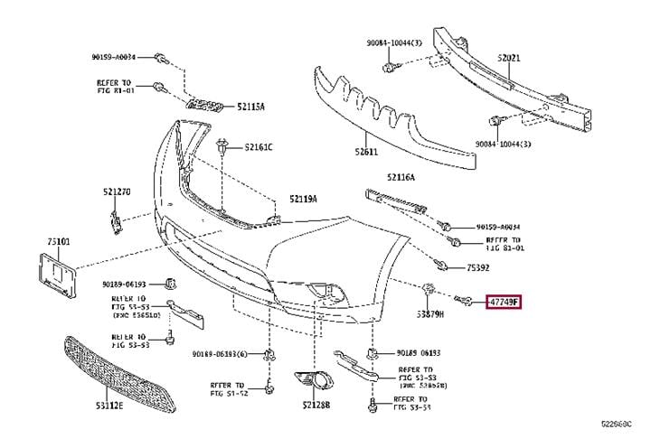 4774950090 Toyota Clip