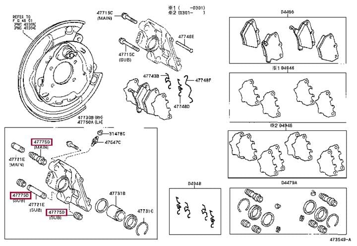Toyota 47775-22020 Bushings 4777522020 4777522020 Toyota Bushings