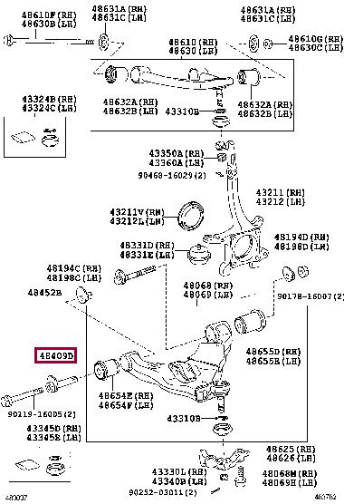 Buy Toyota 48409-60040 at a low price in United Arab Emirates!