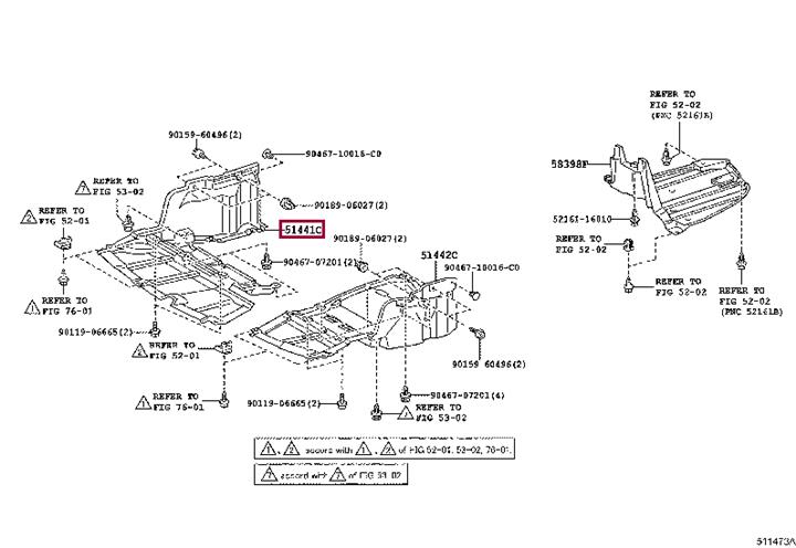 5140805022 Toyota Engine protection