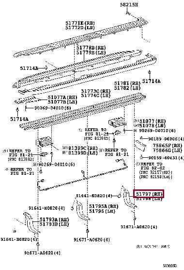 5179760130 Toyota Holder, dryer