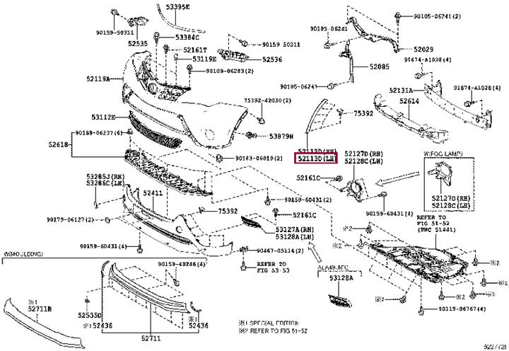 Toyota 52113-42100 Finisher 5211342100