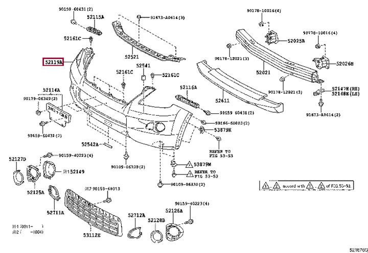 Buy Toyota 52119-6A904 at a low price in United Arab Emirates!
