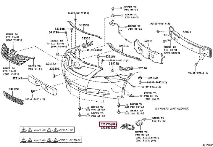 Buy Toyota 52127-33040 at a low price in United Arab Emirates!