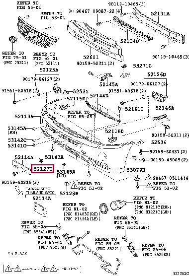5212748903 Toyota Plug towing hook
