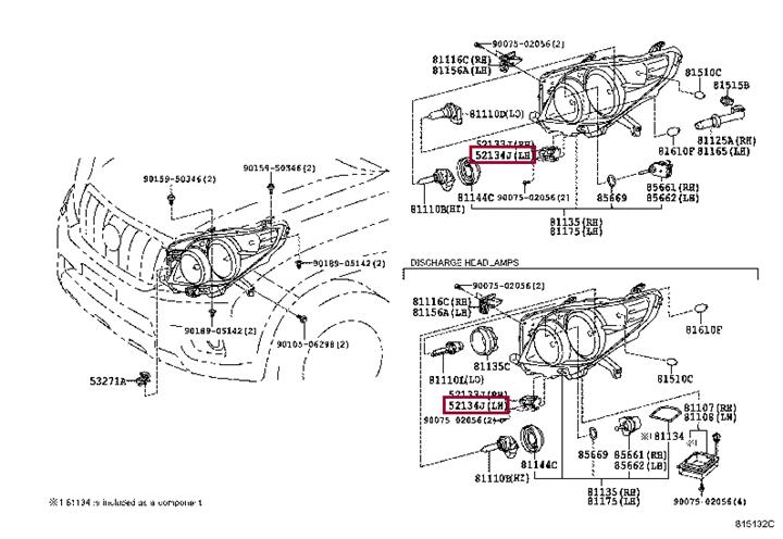5213460160 Toyota REINFORCEMENT, FR