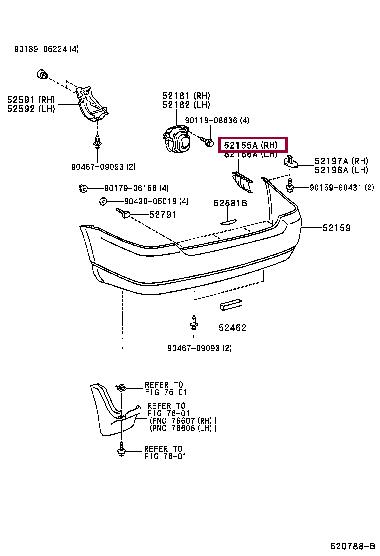 5215512290 Toyota Holder, dryer